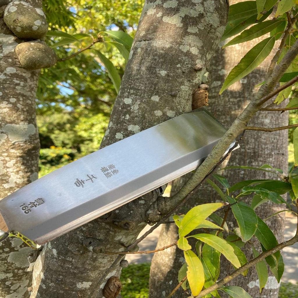 Senkichi Double-Edged Waist Hatchet with Sheath, 165mm