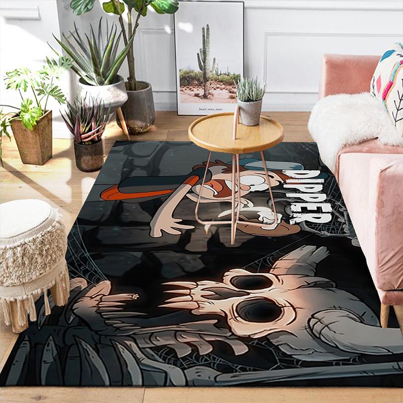 1Pc Dipper'S Adventure Cave Rug, Office Carpet Indoor Outdoor Doormat, Non-Slip, Comfortable, Living, Christmas Halloween, Xmas Gift S1334