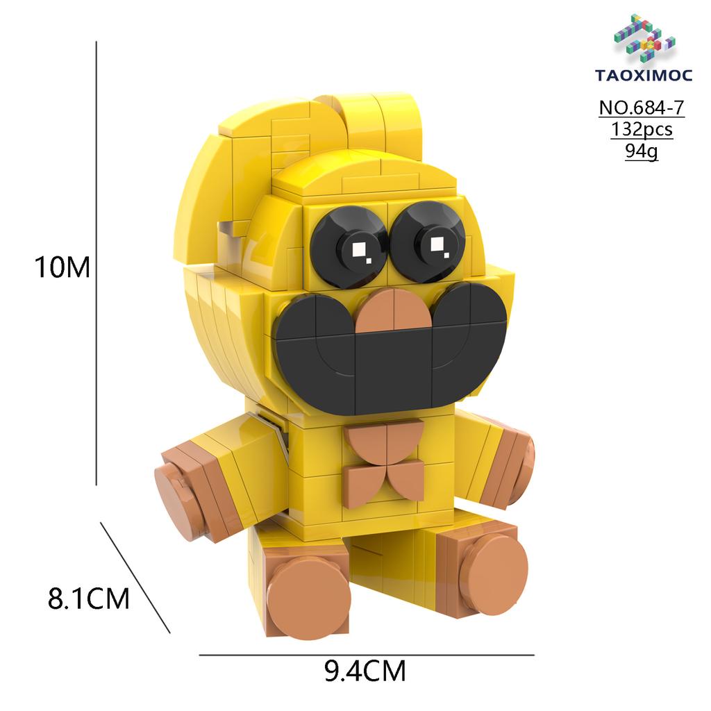 2024 Smiling Critters Children's Block Plastic Game Designer for Teens and Children