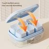 Stackable Ice Tray With Lid For Refrigerator Ice Storage Premium Food-Grade Safety Ice Tray For Perfect Party Beverage Solution