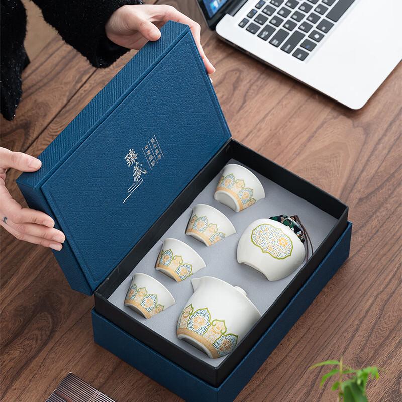 Yipan Blue Kung Fu Tea Set