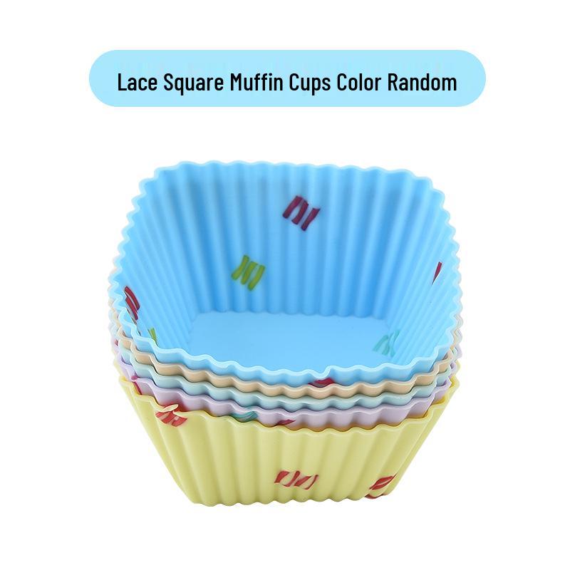 Silicone Muffin and Cake Molds for Baking, Egg Tarts, Steamed Eggs, Pudding, and Jelly Cups.