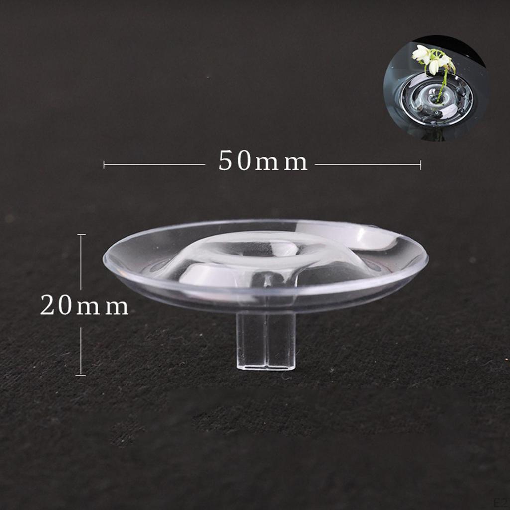 Clear Gift Desk Planter Home Decor Organizer Ornament Floral Arrangement for Holiday Bedroom