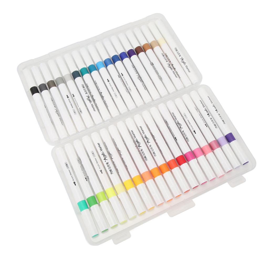 36 Colors Dual Brush Marker Pens Students Portable Watercolor Markers for Painting Drawing Coloring