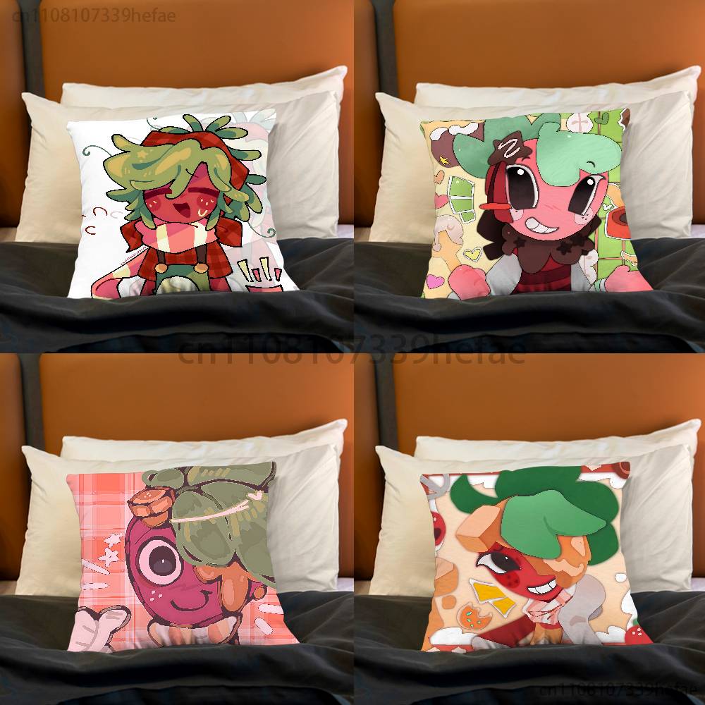 SSprout DDandys World Print Polyester Pillow Case for Valentine gift Home Sofa Cushion Cover Decoration Custom
