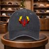 A MenS Flame Wheat Spike Baseball Cap Stylish And Adjustable for Outdoor Use Featuring an Urban Design This Lightweight And