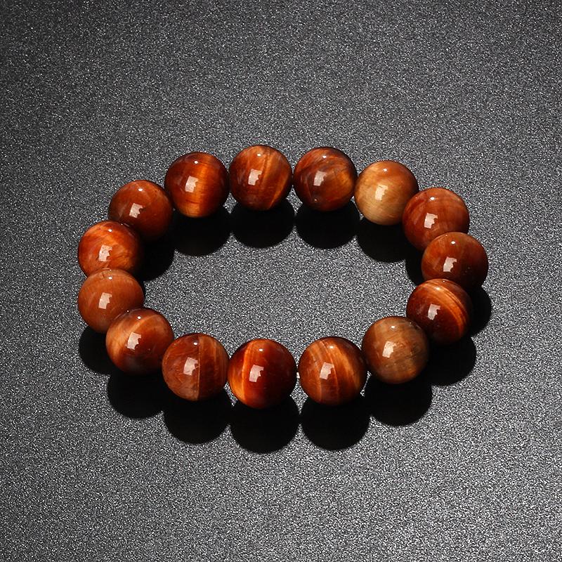Natürliches Tigerauge Hämatit Obsidian Perlen Armband für Schutz Mut Erdung & Spirituelle Klarheit Energie Boost Schmuck