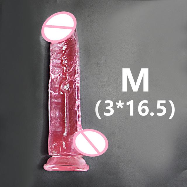 Nowe realistyczne Dildo erotyczne galaretki Dildo z super mocną przyssawką zabawki erotyczne dla kobiet mężczyzn sztuczny Penis g-spot symulacja