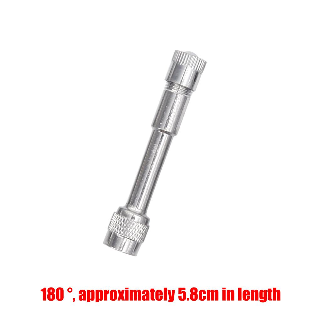 Motorcycle 45 90 135 180 Degree Angle Bent Valve Adaptor Tyre Tube Valve Extension Adapter for Truck Car Motor Bike Auto