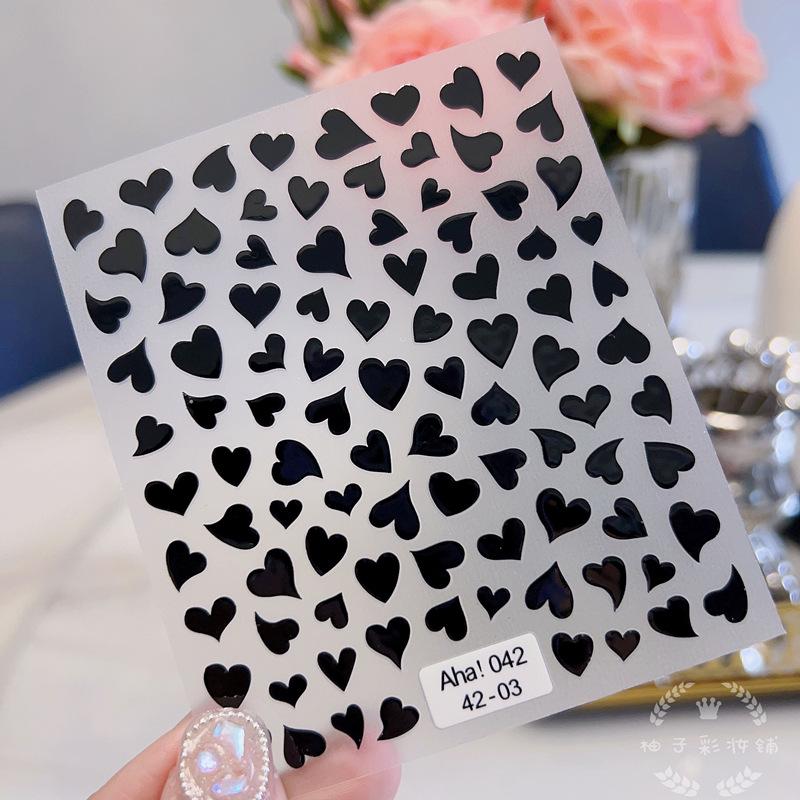 

Сладкий и Острый Девичий Групповой Темный Стиль Наклейка Черное Сердце: Макияж и маникюр на Хэллоуин «Маленький дьявол»