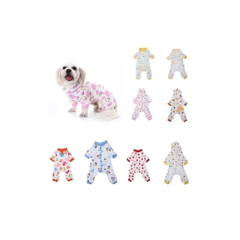 Pyjamas af Høj Kvalitet til Lille Hund og Hvalp med Hyggeligt Bomuldsmateriale