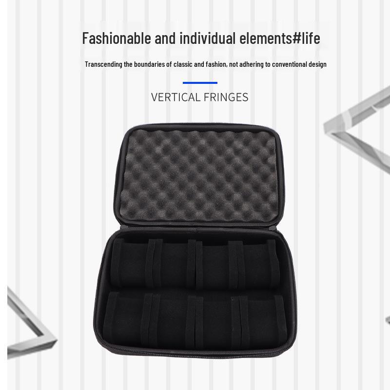 Tragbarer Uhren-Organizer: 8-Schlitz EVA-Etui zur Aufbewahrung von Schmuck und Uhren