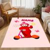 Purple Teletubby Space Customize Your Name Floor Rug Office Rug Design for Decorate room Dormitory Balcony Outdoor Anti-slip Rug Office home decor