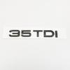 Glossy Black Car Trunk Emblem Sticker 1.9 2.0 2.5 3.0 4.0TDI 30 35 40 45 50 55 TDI For  Audi A1 A3 A4 A5 A6 A7 A8 Q2 Q3 Q5 Q7 Q8