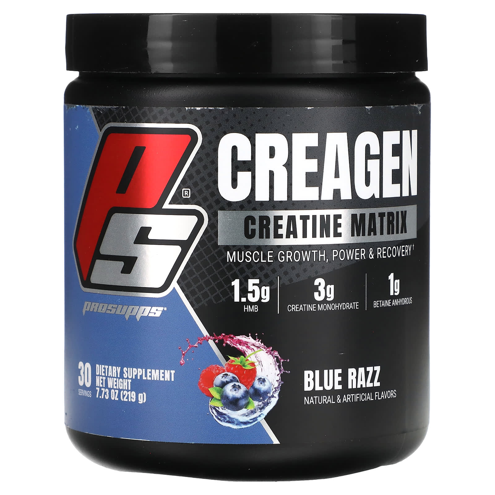 

ProSupps, Creagen, Creatine Matrix, Blue Raz, 7.73 oz (219 g)
