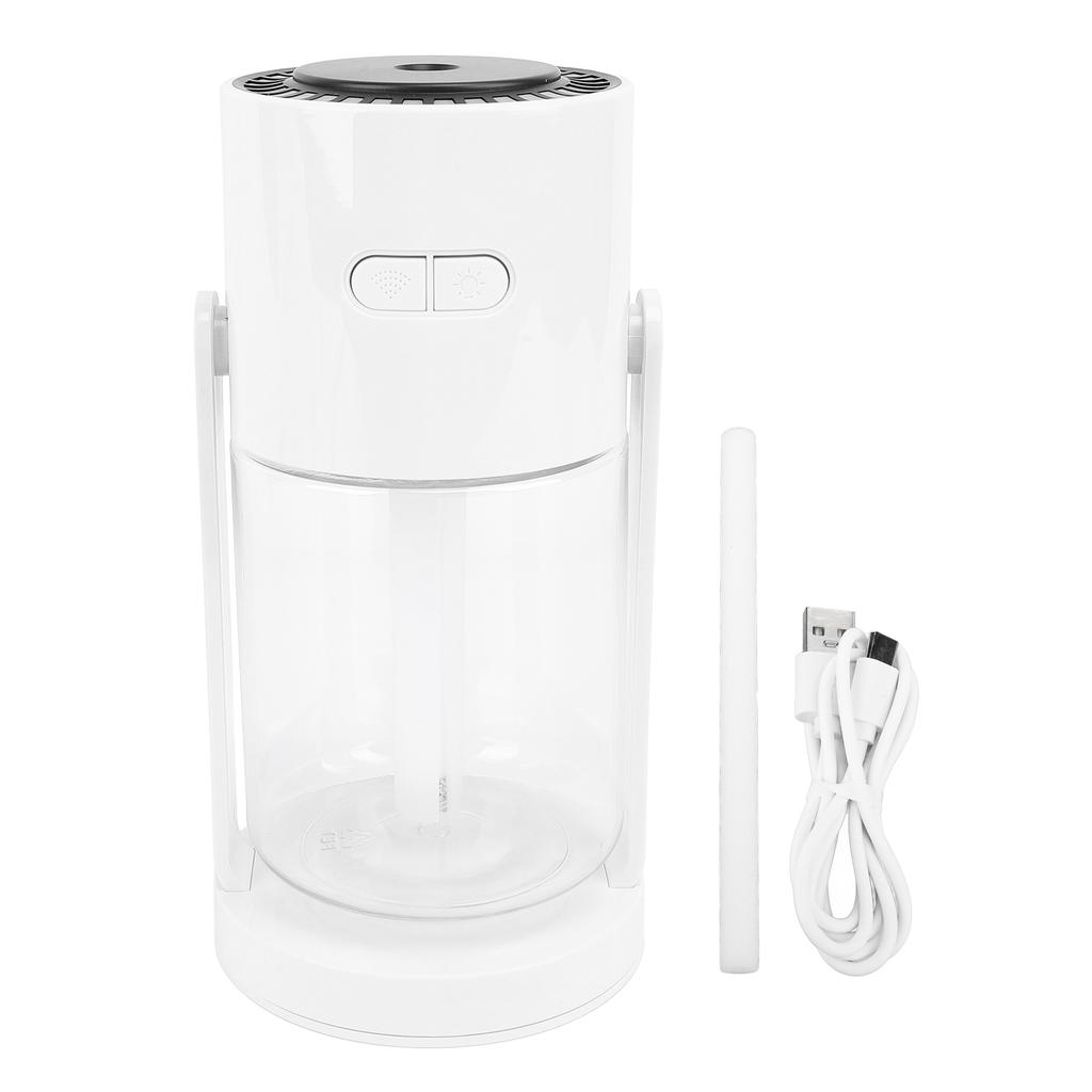 Nawilżacz biurkowy z potrząsaniem głową, kolorowe światło otoczenia, duża pojemność, niski poziom hałasu, aromaterapia