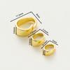 20 Stück/Los 14K 18K Goldfarbe Anhänger Klemmen Melonensamen Charm-Verschlüsse Verbinder Großhandel Für DIY Halskettenherstellung Zubehör