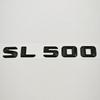 3D ABS Car Letters Badge Sticker Rear Trunk Logo SL350 SL400 SL500 Emblem For Mercedes Benz SL350 SL400 SL500 R230 R231 R129 ON4