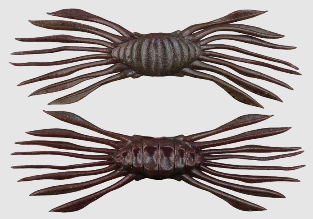Jackall Soft Lure Drift Crab 45 X 145 Mm Kurobenkeigani (2327)
