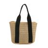 Fashion Trendy Casual Simple Summer New Woven Bag for Women Niche Large Capacity Retro Casual Shoulder Bag