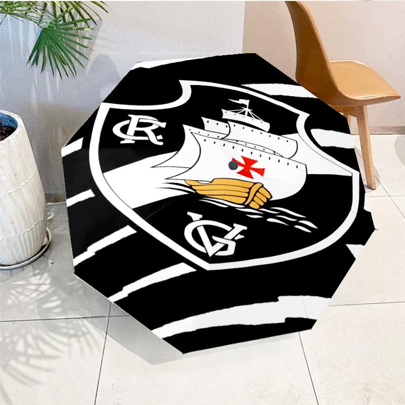 Vasco Football Club Printed Automatic Umbrella, 8-Frame for Travel, camping, Casual Umbrella, Essential Gift for for family and friends