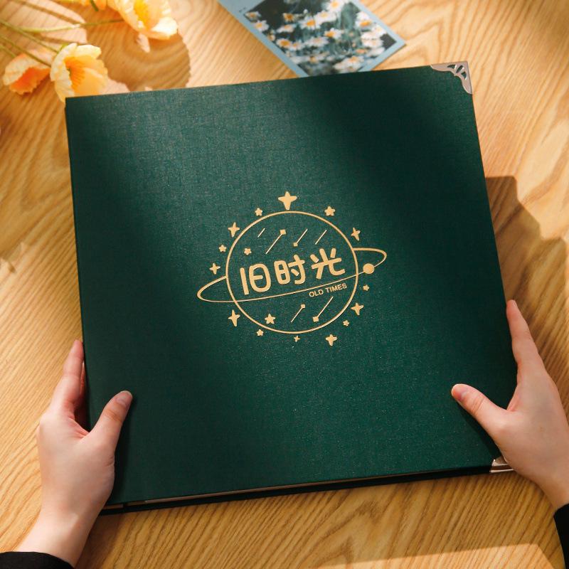 Álbum de Fotos Autoadhesivo Hecho a Mano de Gran Capacidad para Recuerdos Familiares y de Bebé