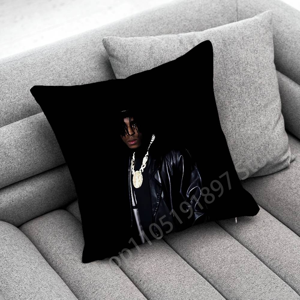 Y-YoungBoy MASA DESHAWN Top Throw Pillow Case For 55x55cm 40x40cm 45x45cm 50x50cm 30x30cm Square Office Pillowship Cover