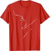 French Bulldog Line Art Minimalist Graphic T-Shirt Cotton Casual Top for Dog Lovers