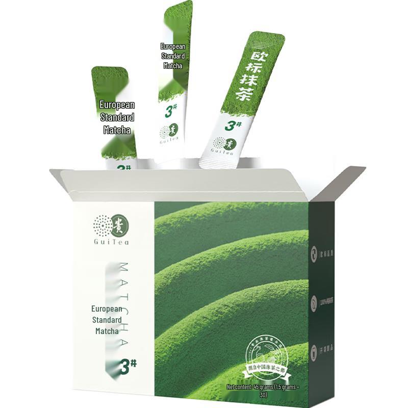 Guicha European Standard Matcha Powder Stick Packs