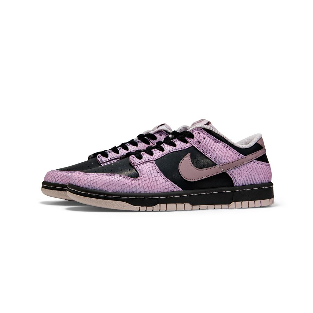 Nike Dunk Abrasion Resistant Abrasion Resistant Low Top Skateboard Shoes Unisex Black Pink HV6932-299(Team1326-)