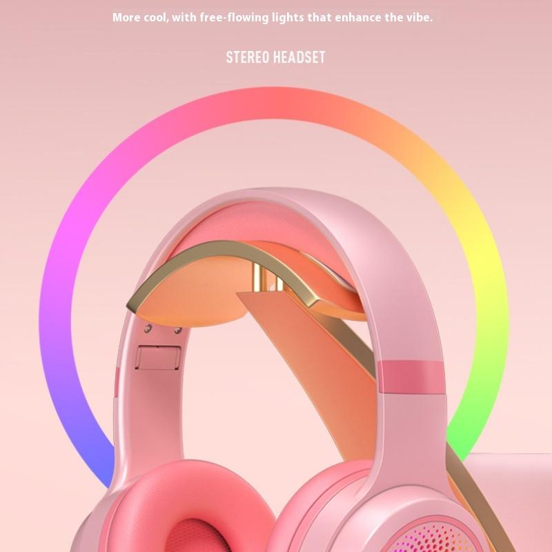 Head-mounted E-sports Game USB Wired Headset RGB Magic Light Effect Computer Headset