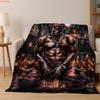 Manta de Franela con 26 Estilos de Artistas de Rap Dibujos Animados Tupac Snoop Dogg Hip Hop, Manta Acogedora Suave para Hogar Dormitorio Cama Cubierta de Sofá