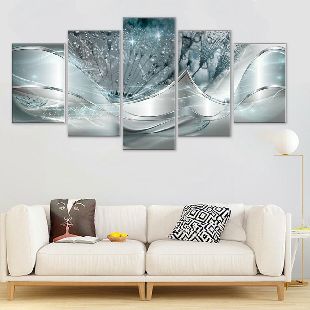 Kamerdecoratie Muurschildering Print Canvas Schilderij Wandkunst 5 Delen Canvas