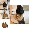 Stylish Large Capacity Women's Tote Bag Retro Solid Color Shoulder Crossbody Purse