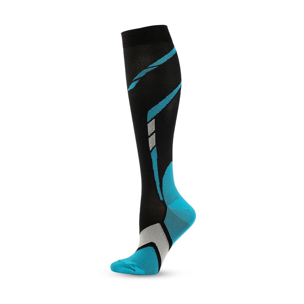 Unisex Multicolor Outdoor Compression Socks for Running – Long Tube Design