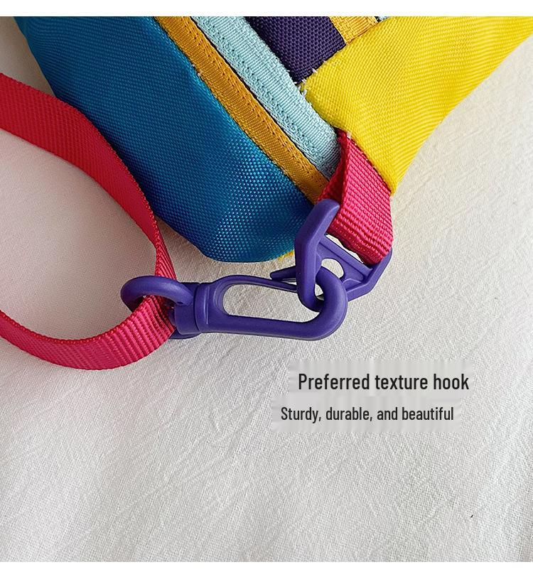 Women's Color Block Crossbody Bag: Lightweight, Summer Sports Style