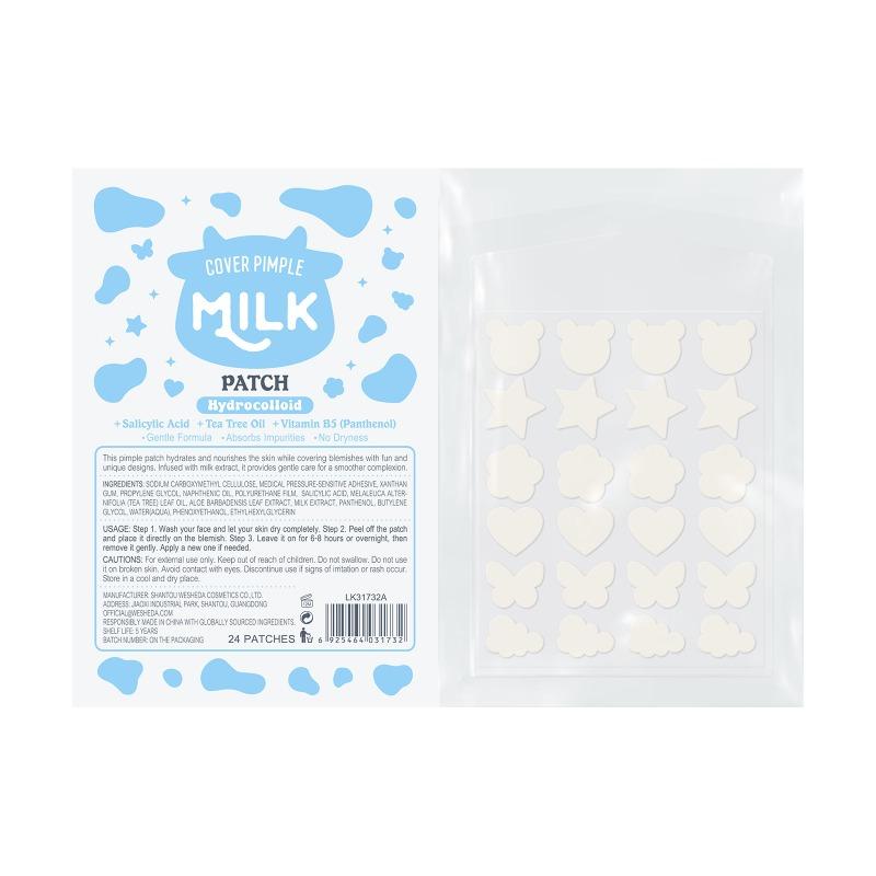 

Laikou Milk acne sticker 24 pieces Cover Pimple Patch