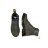 Dr. Martens Stivaletti Corti Stile Martin con Lacci e Punta Tonda Unisex Verde Militare Scuro 27017029