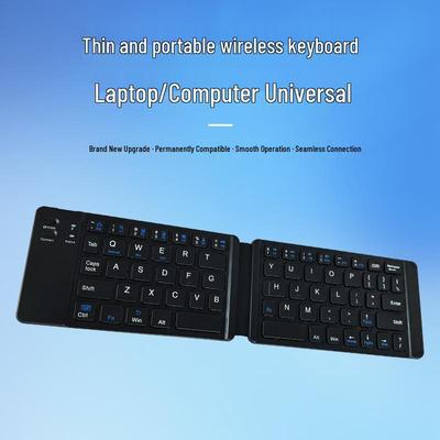 2026 Mini Folding Wireless Bluetooth Keyboard: Lightweight, Portable, Universal for Computers, Phones, Tablets