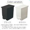 Bon Furniture Trash Set of Trash with Double Pedal Dust Stain Can Be Used Under Black Can, 2, Can, 20L, Lid, Open, Small, Type, Box, Separation,
