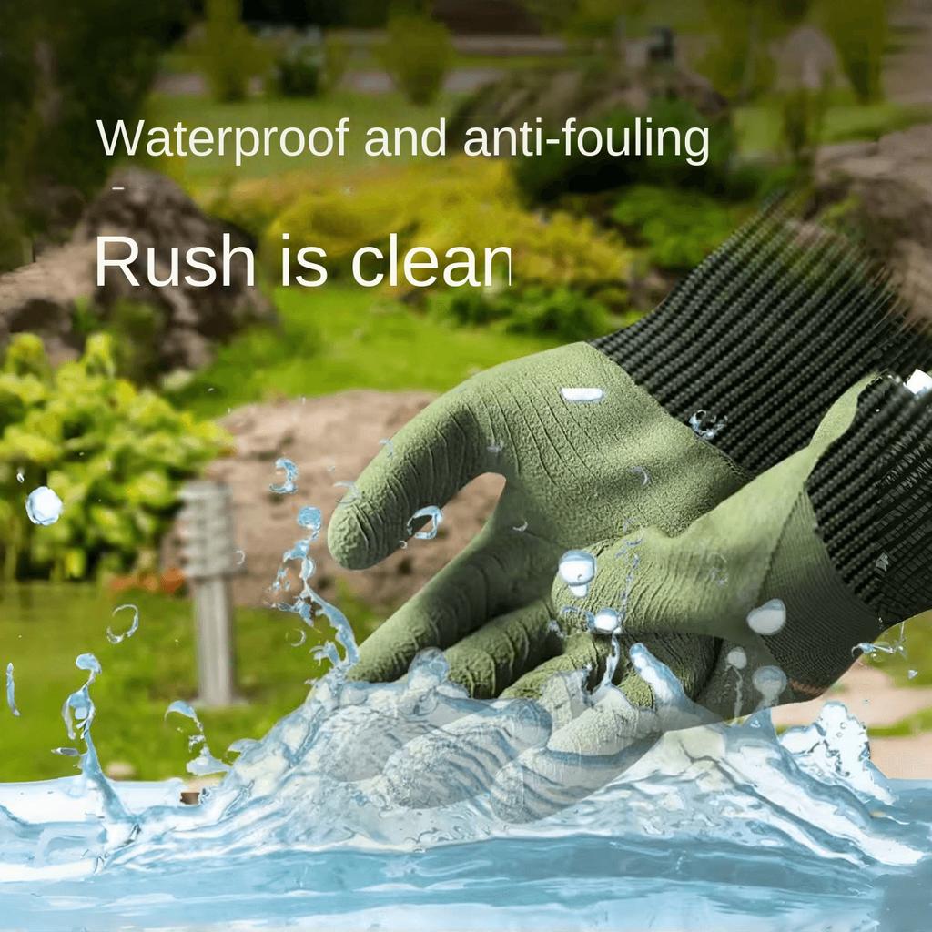 Gardening Gloves Lightweight Waterproof Puncture Resistant Durable for Floral Horticulture Landscape Planting