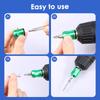 3/10Pcs Magnetic Screw Ring for Drill 1/4inch/6.35mm Hex Magnetic Screw Holder Magnetic Screwdriver Drill Bit Holder