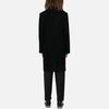 Amiparis single-breasted coat HCO010WV0049-BLACK