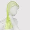 Strass Pirathatt Elastisk Snood Skjerf Lue Maskeradeball Cosplay-arrangementer Nett Hullet Ut Hodeskjerf