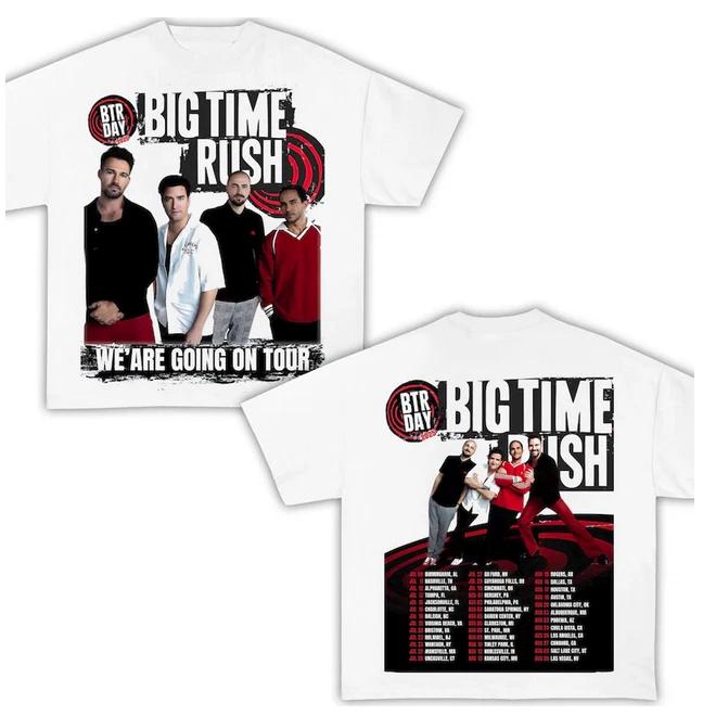 Big Time Rush Tour 2025 Shirt, Big Time Rush band Pop Music Fan shirt M