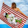 Cute Funny Animal Ins Cartoon Microfiber Printed Beach Towel Mountain Climbing Yoga Beach Swimming Running Absorbent Soft Towel