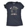 Womens My Spirit Animal: Sloth T Shirt Funny Lazy Slow Sarcastic Graphic Novelty