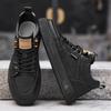 Neue Mode Herbst Und Winter Herren Low Top Martin Stiefel Studenten Männlich Jungen Trendige Weiche Sohle Arbeitsschuhe Arbeitsschutz Martin Sneaker
