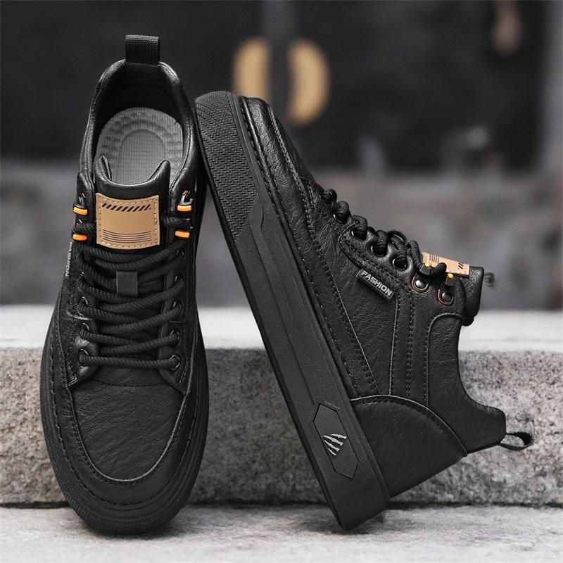 New Fashion Autumn And Winter Men's Low Top Martin Boots Students Male Boys Trending Soft Sole Work Shoes Labor Protection Martin Sneakers