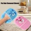 Two-way Pet Hair Removal Gloves Reusable Anti-slip Pet Grooming Gloves Washable Multifunctional Static Hair Remover Home